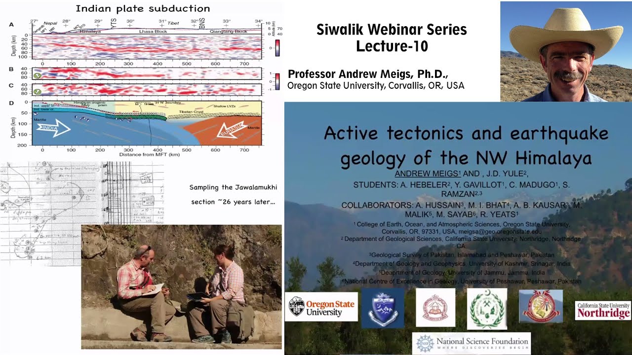 Lecture-10 Active Tectonic and Seismology of Himalaya | Dr. Andrew Meigs | Oregon SU US |Naked Earth