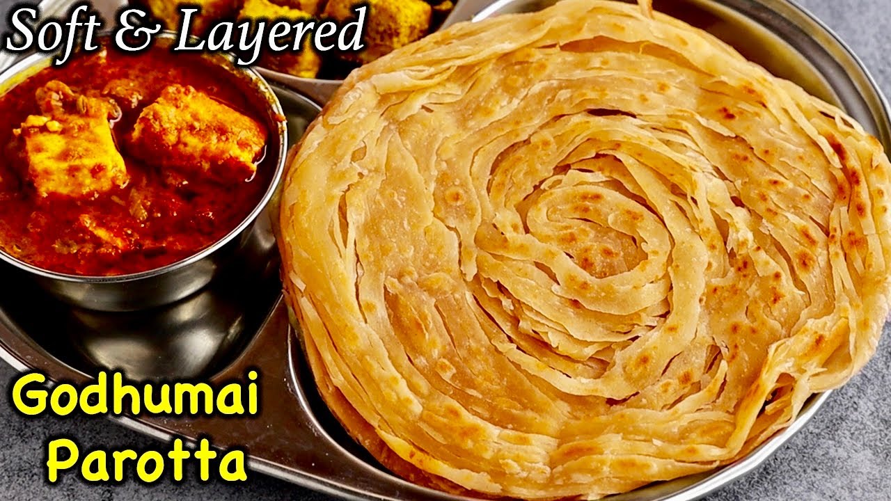 கோதுமை பரோட்டா👌| wheat parotta in tamil | lacha parotta | Gothumai Parotta | godhumai parotta