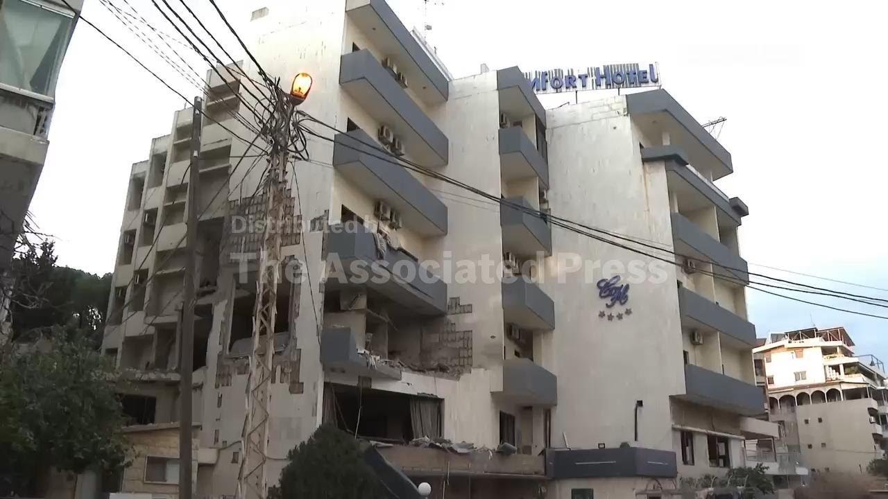 People staying in hotel in southeastern Beirut suburb say strike that hit it came without warning