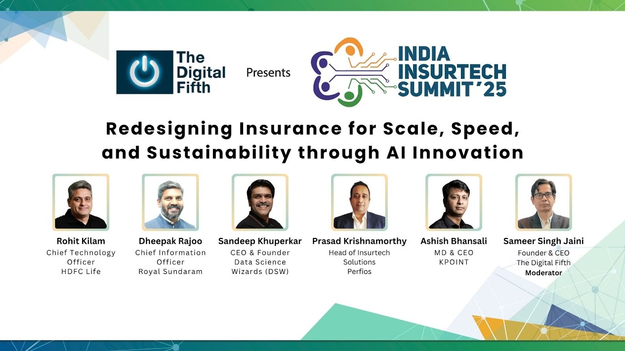 Redesigning Insurance for Scale, Speed, and Sustainability through AI | India Insurtech Summit
