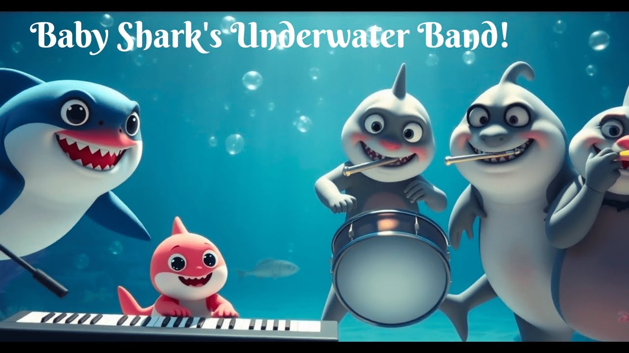 Baby Shark Underwater Band | Do do do do do | Learn with baby shark | Brainberry Kids