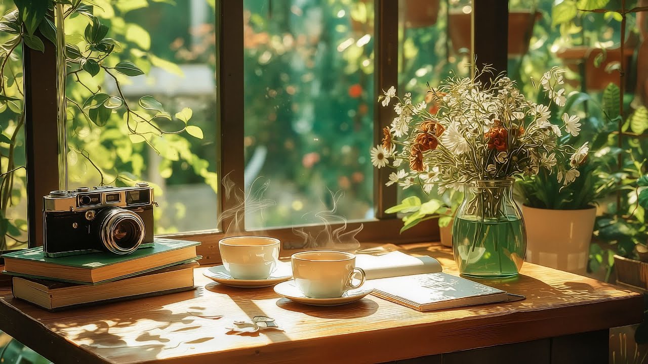 Gentle Morning Start | Coffee & Soft Piano Music in Peaceful