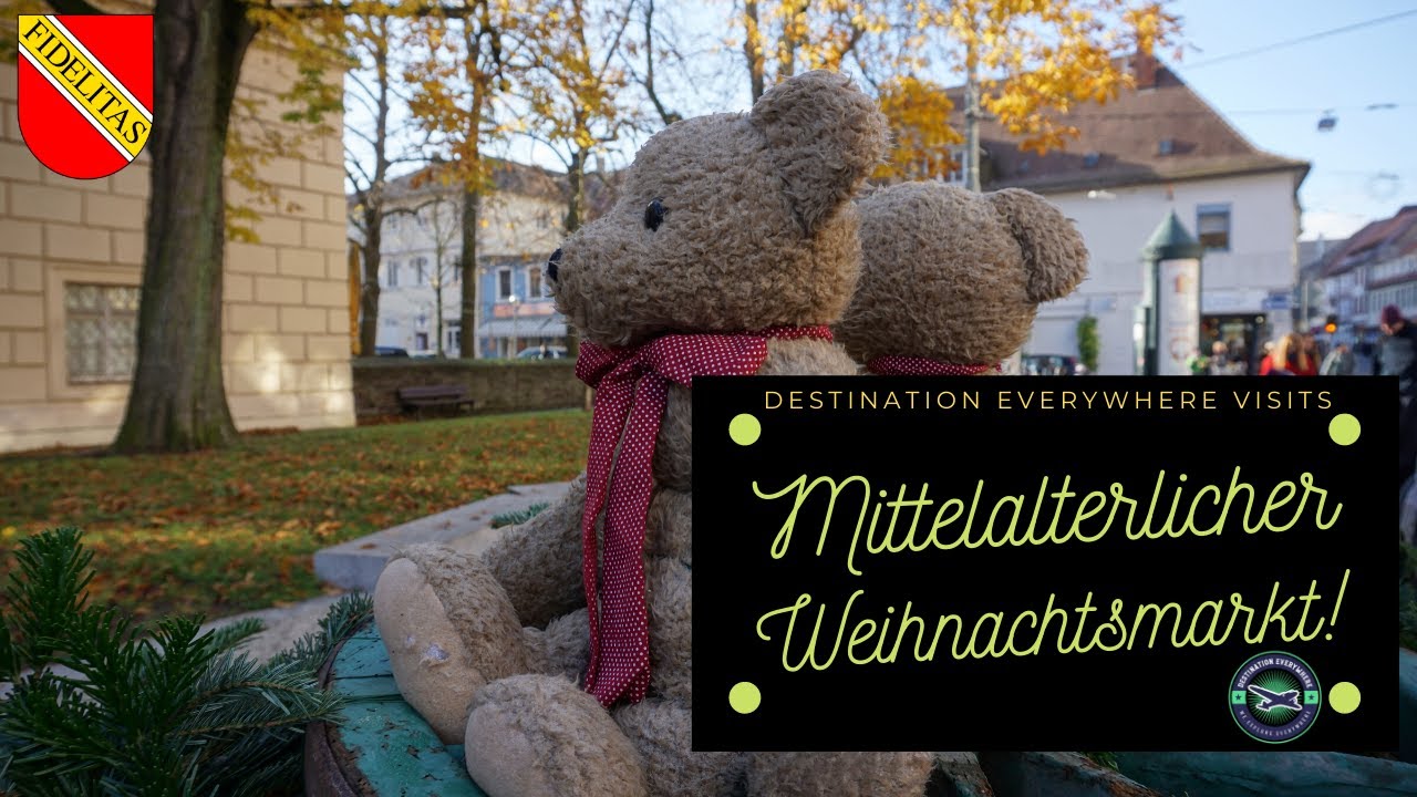 Mittelalterlicher Weihnachtsmarkt | Durlach 🎄🇩🇪