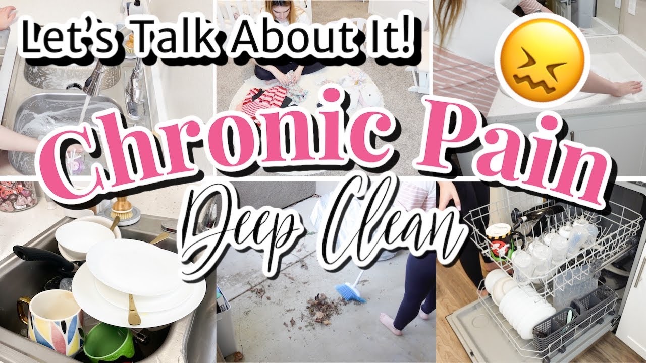 ✨DEEP CLEAN WITH ME AFTER CHRONIC PAIN FLARE UP 🧼 / MY LIFETIME SCIATICA STORY / CLEANING MOTIVATION