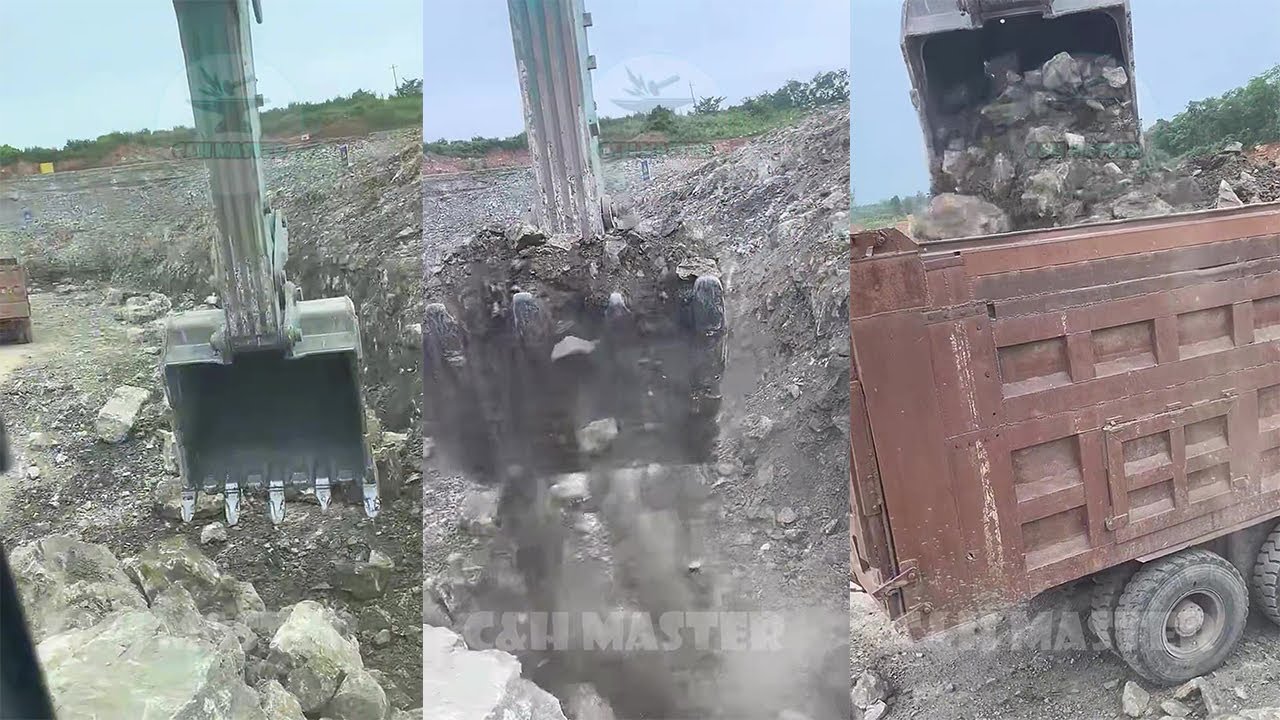 The Process Of Soil Excavation And Transportation P695