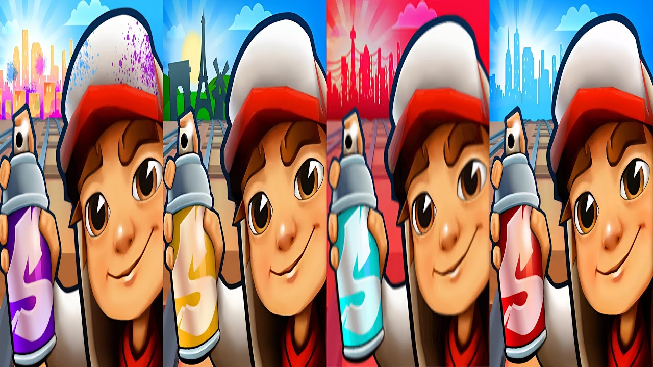 Subway Surfers : Mumbai 2025 🆚 Paris 2024 🆚 Tokyo 2023 🆚 Changan 2021