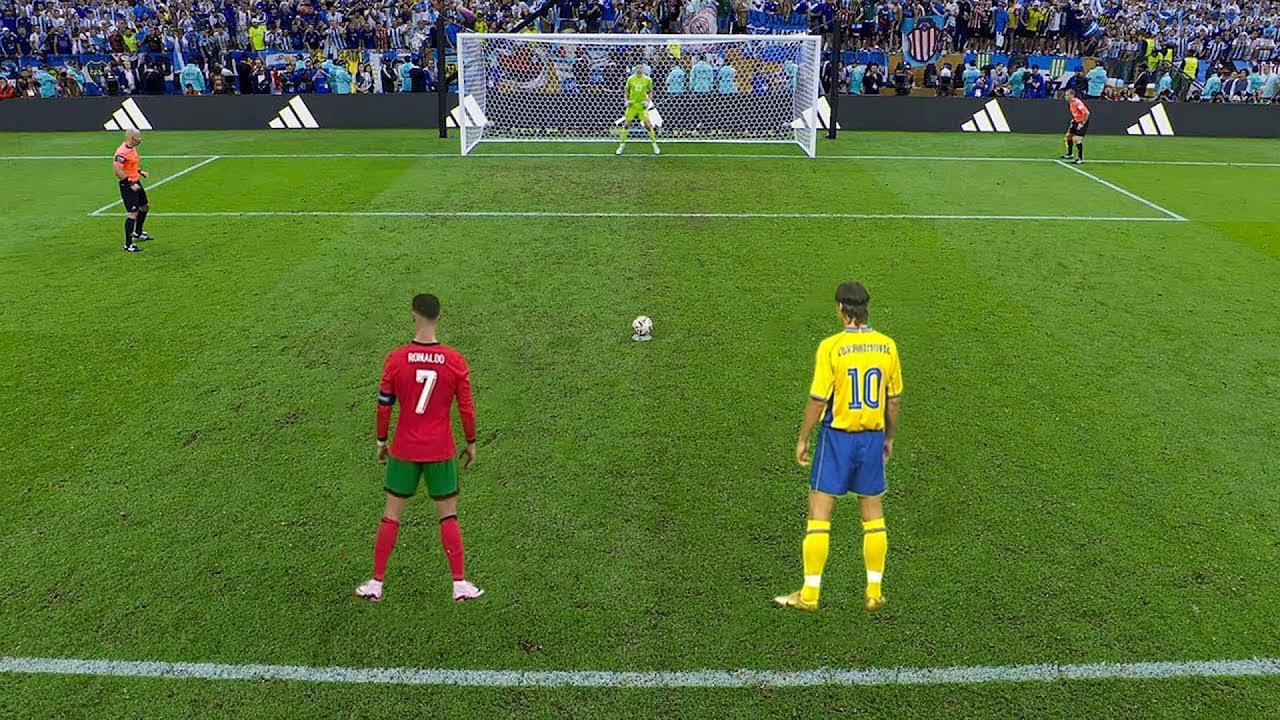 The 2 Times Cristiano Ronaldo &  Zlatan Ibrahimović Met With Their National Teams