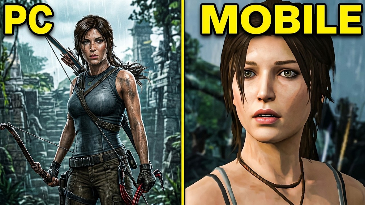 Lara Croft Tomb Raider Mobile First Look Gameplay! 🔥
