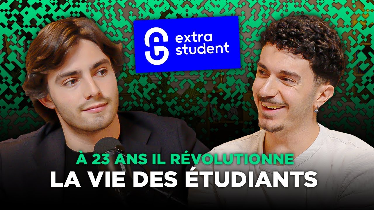 U25 #1 - Jules (Extrastudent) : à 23 ans, il accompagne plus de 300 000 étudiants