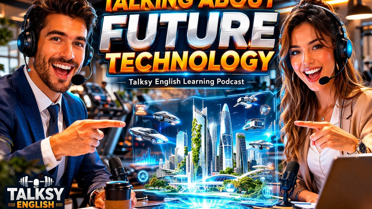 Will Robots Take Our Jobs? Talking About Future Technology | English Listening Practice Podcast |