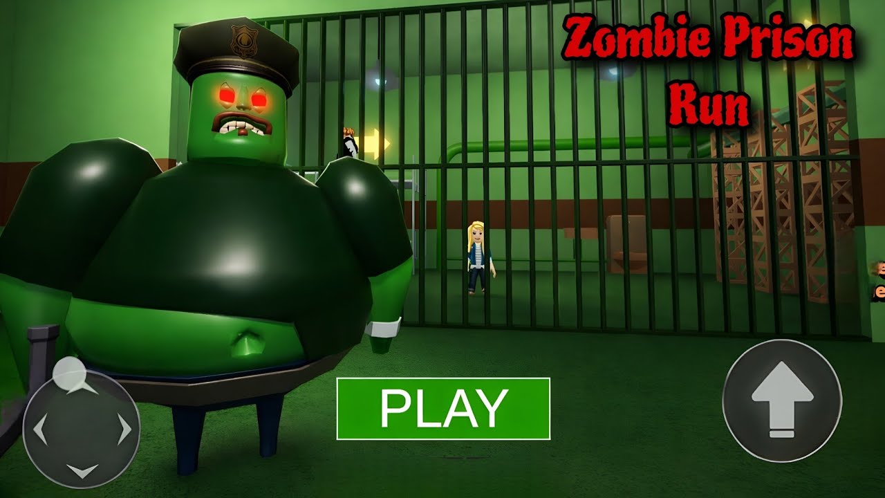 Zombie Prison Run Escape - Roblox Gameplay walkthrough 