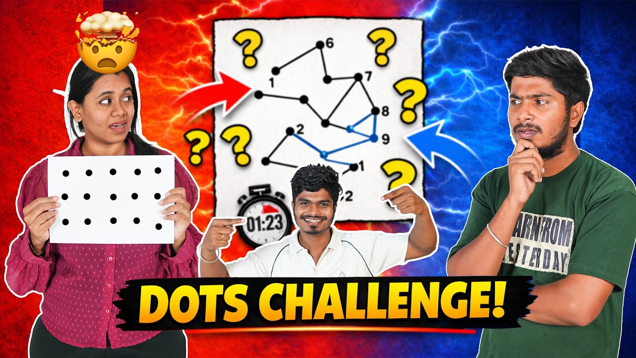 Did You Play This In School? Dots Challenge!😍💯
