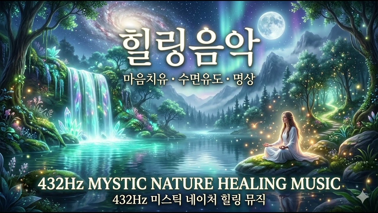 힐링음악. 마음치유.수면유도  (432Hz  Mystic Nature Healing Music 