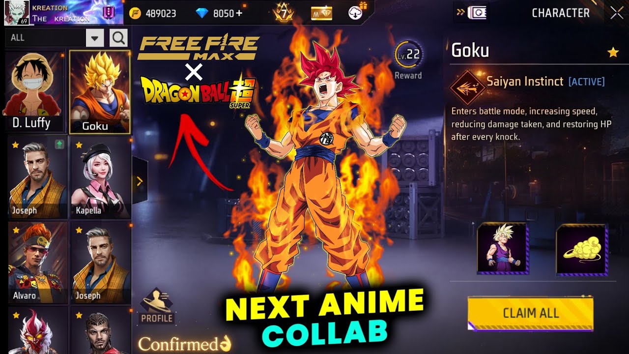 FREE FIRE × DRAGON BALL CONFIRMED 🔥 -para SAMSUNG,A3,A5,A6,A7,J2,J5,J7,S5,S6,S7,S9,A10,A20,A30,A50