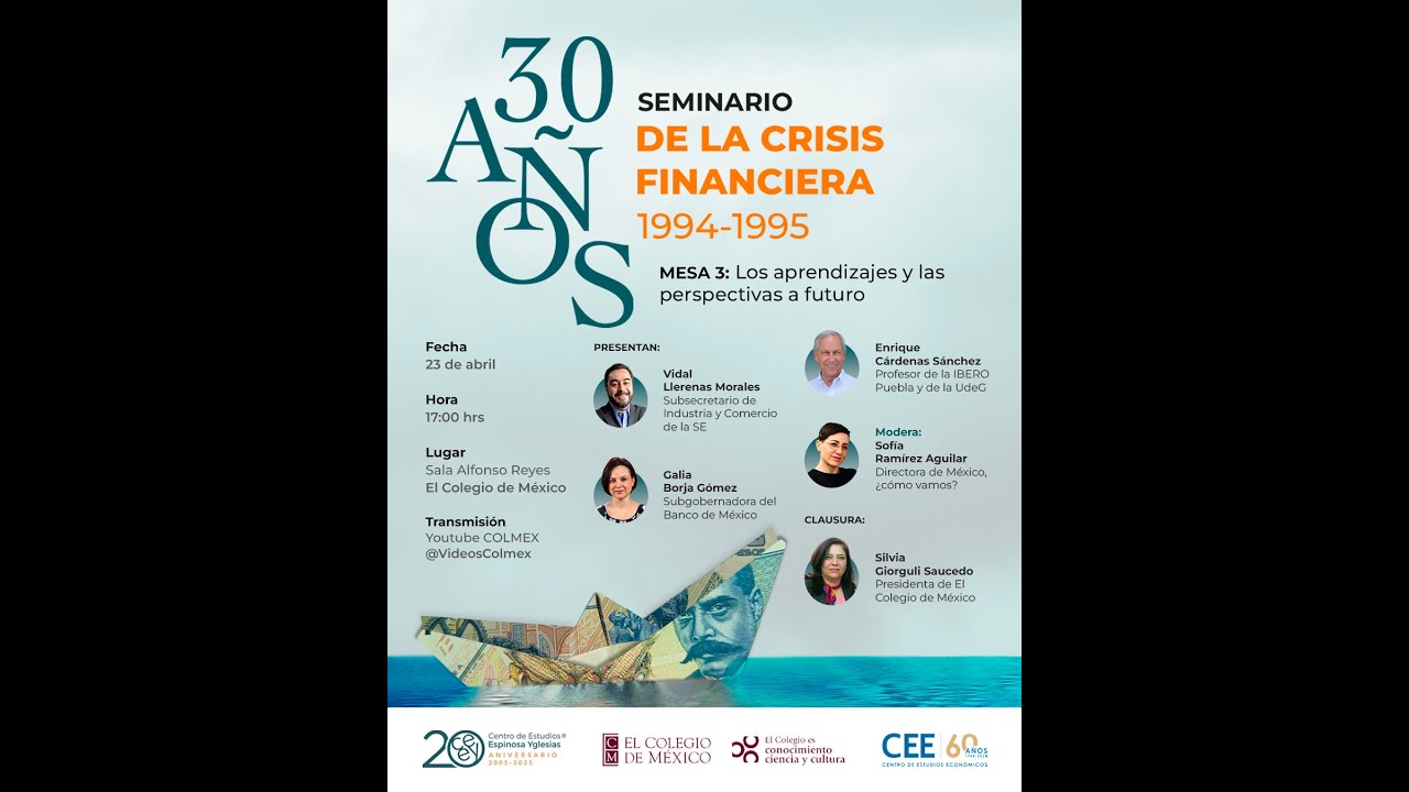 Mesa 3: Aprendizajes y perspectivas a futuro | Seminario 30 años de crisis financiera 1994-1995