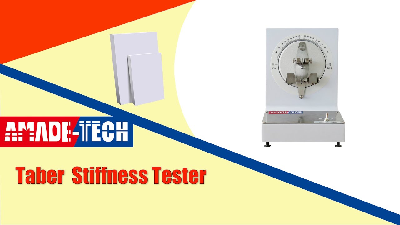 ISO 2493-2 Taber Stiffness Tester - AmadeTech