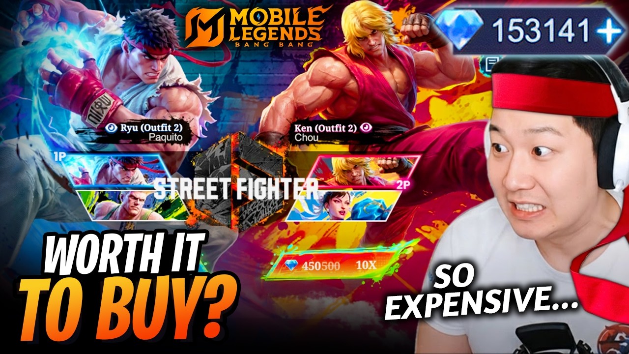 Стоит ли того? MLBB x Street Fighter: сколько стоят НОВЫЕ скины? (Paquito, Chou, Dyrroth, Guinevere)