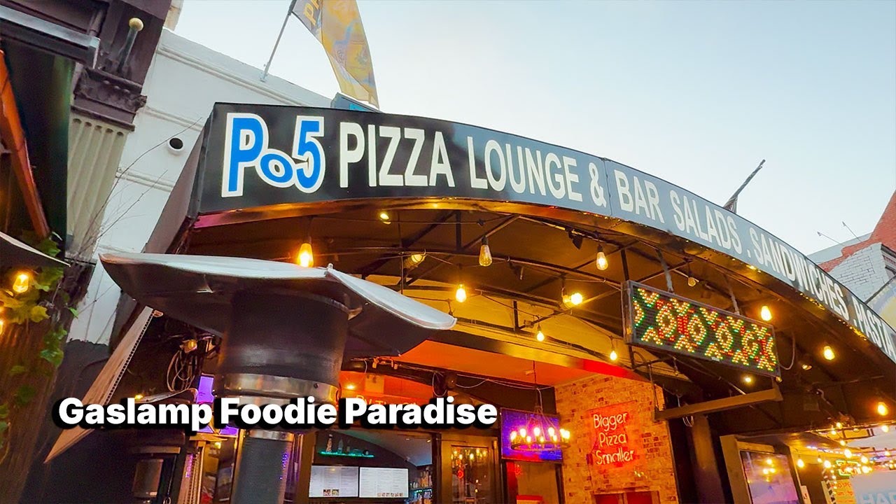 Gaslamp's 5th Ave [4K]  —  Inside Look at San Diego’s Foodie Paradise!