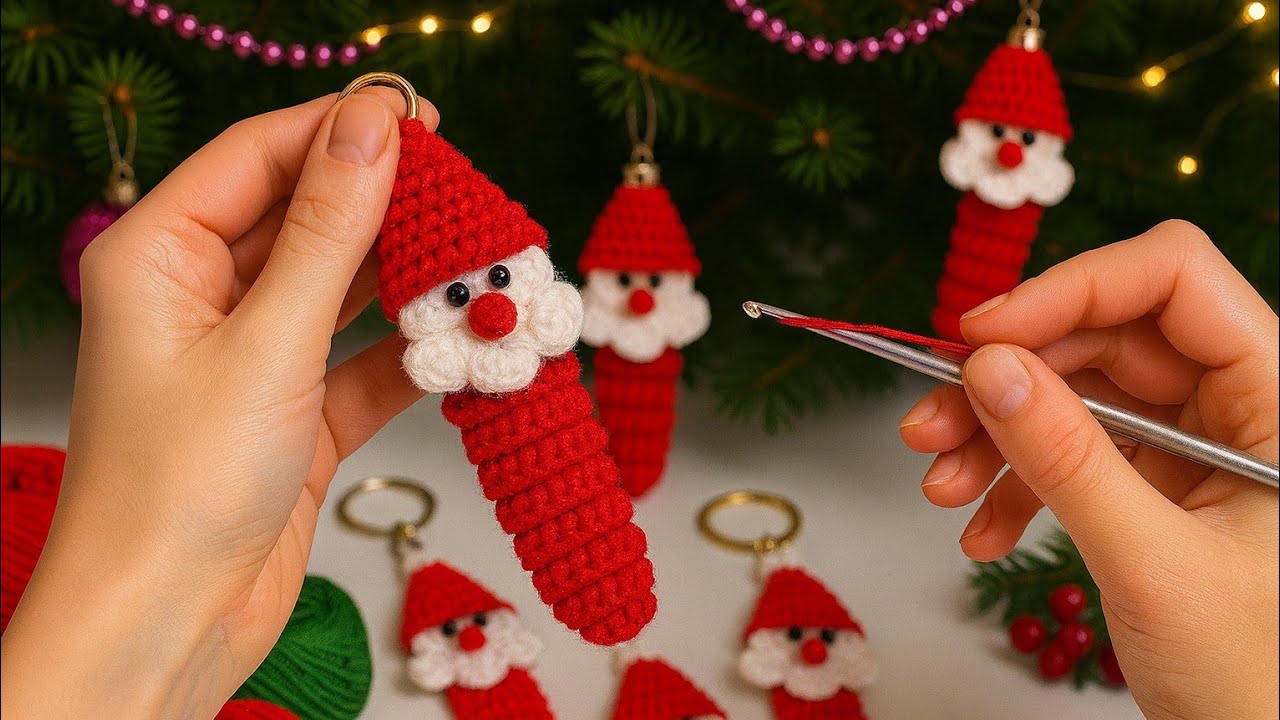 Очень простое рождественское вязание крючком 🎄 Сделала 300 штук за день, все распродано, все в ро...