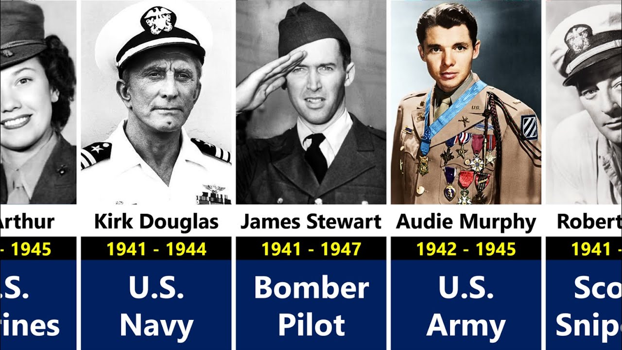 50 Golden Age Actors Who Fought in WWII – Hollywood Veterans