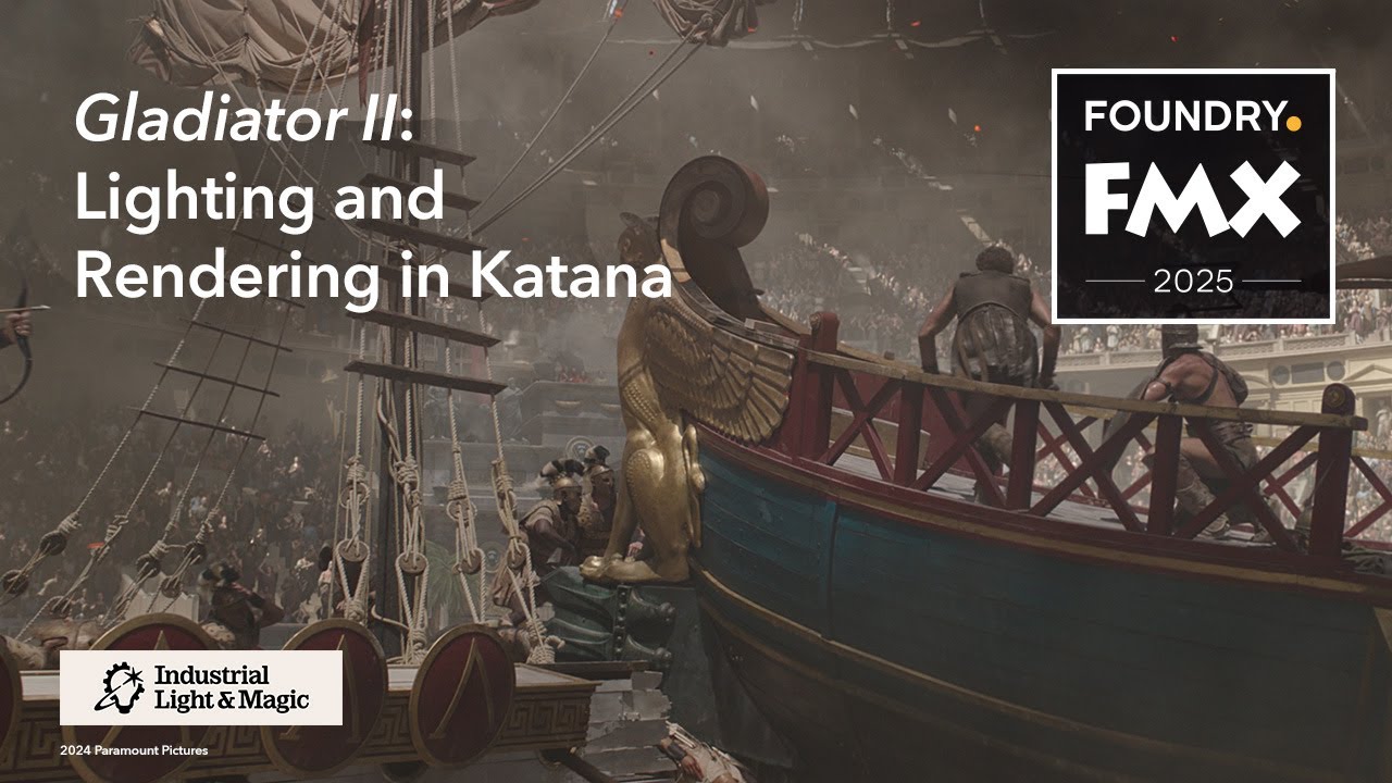 Gladiator II VFX: Lighting & rendering in Katana with @ILMVFX