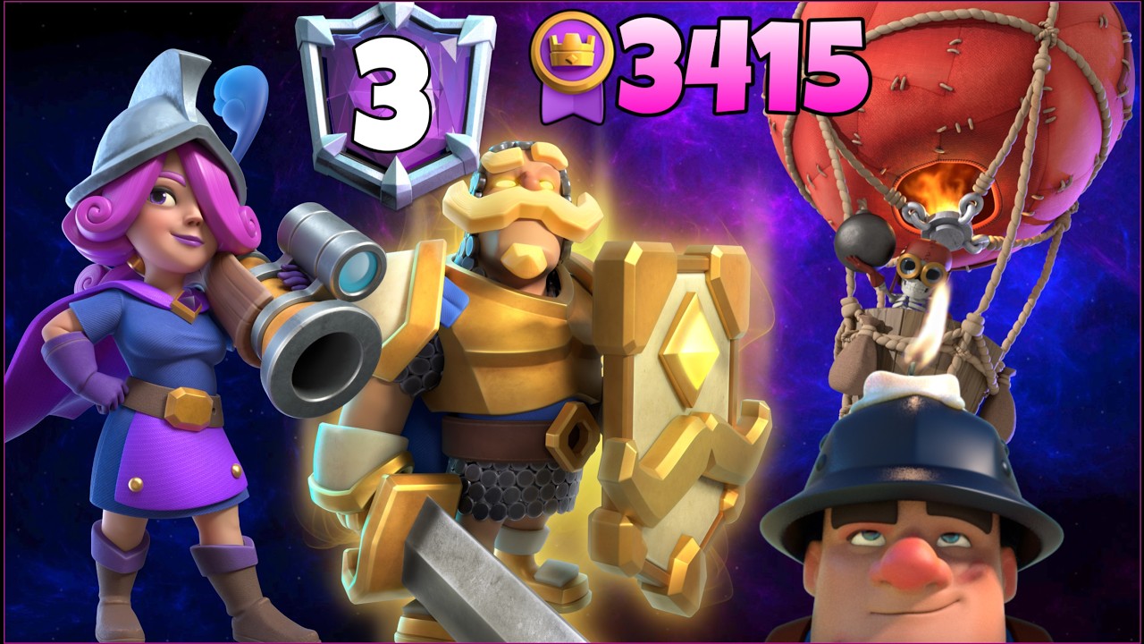 Top 3/3415🥇 with Balloon Cycle Deck.!