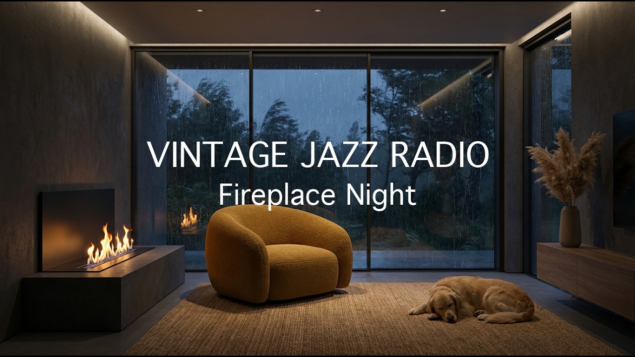 🔥 Jazz Fireplace Radio 84 | This Cozy Jazz Shouldn’t Be This Addictive