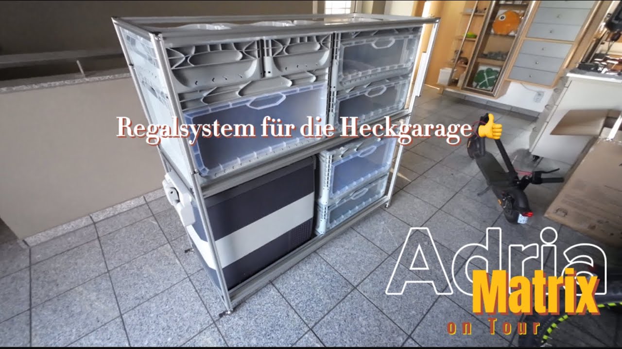 Wohnmobil 🚐 Regalsystem für die Heckgarage