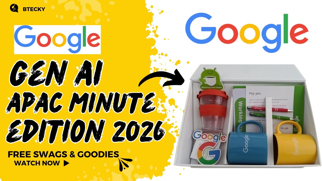 Google Gen AI APAC Minute Edition 2026 || Gen AI Academy || Free Swags & Goodies || Must Watch