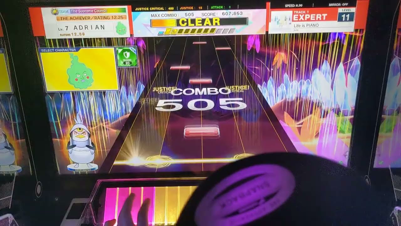 CHUNITHM LUMINOUS - Life is PIANO [Lv. 11 EXPERT] (SSS FC 1,007,732)