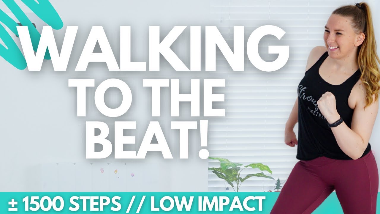 1500 BEGINNER STEPS IN 14 MIN - Walking Cardio Dance Workout || Mood Booster, No Jumping