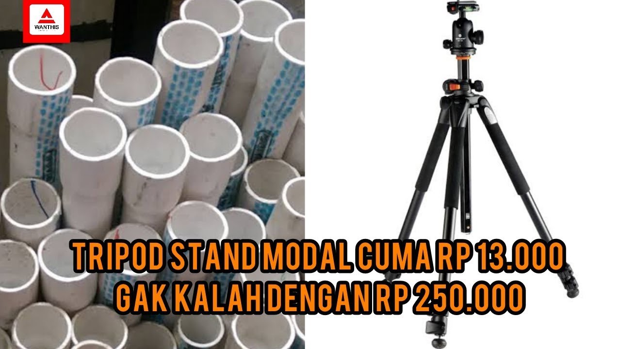Cara membuat tripod hp cuma modal Rp 13.000 - wanthis
