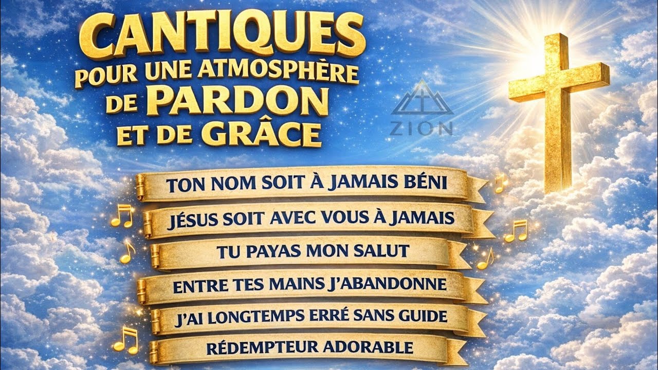 ZION – VOL 2 – CANTIQUES POUR UNE ATMOSPHÈRE DE PARDON ET DE GRÂCE 