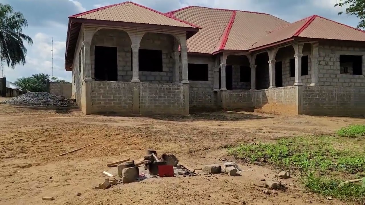 Our house project somewhere in Freetown Sierra Leone  west Africa