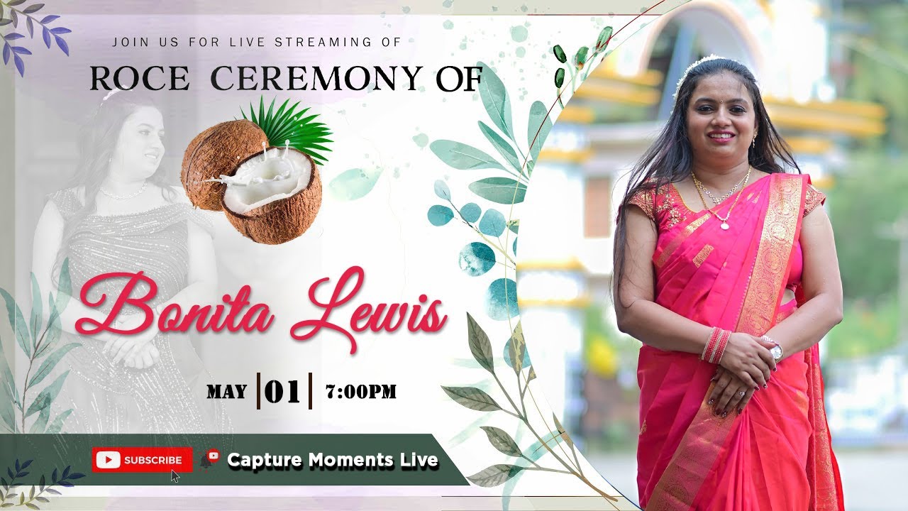Roce Ceremony of BONITA LEWIS  || Watch Live