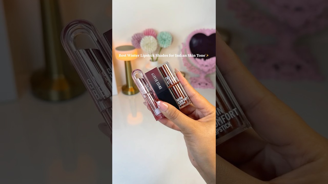 Best Winter Lipstick Shade for Indian Skintone 💕 Under 299 Rs✨ 