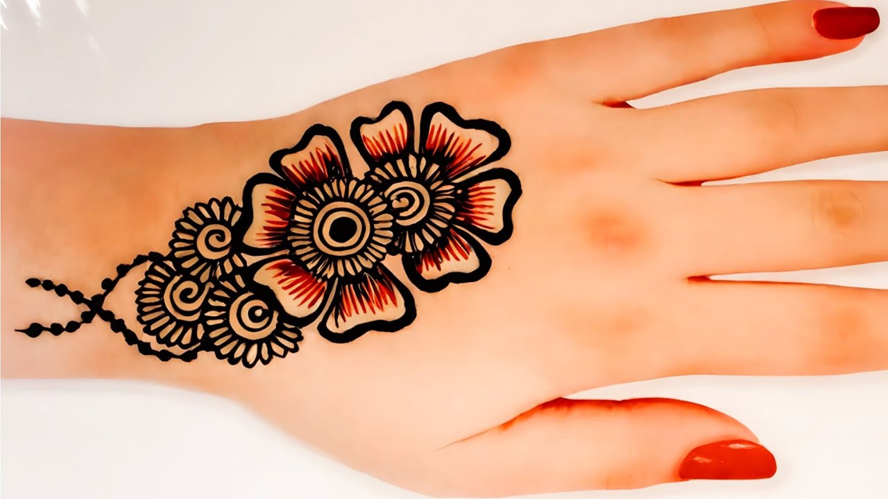 New stylish mehndi design 2025 l simple mehndi mehndi design l mehndi Ka designs l zahreen henna art