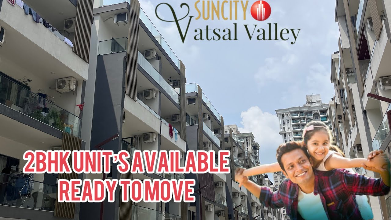 Suncity Vatsal valley | low rise gated society | 2BHK 1130 sqft |golf course road | metro 5 minutes