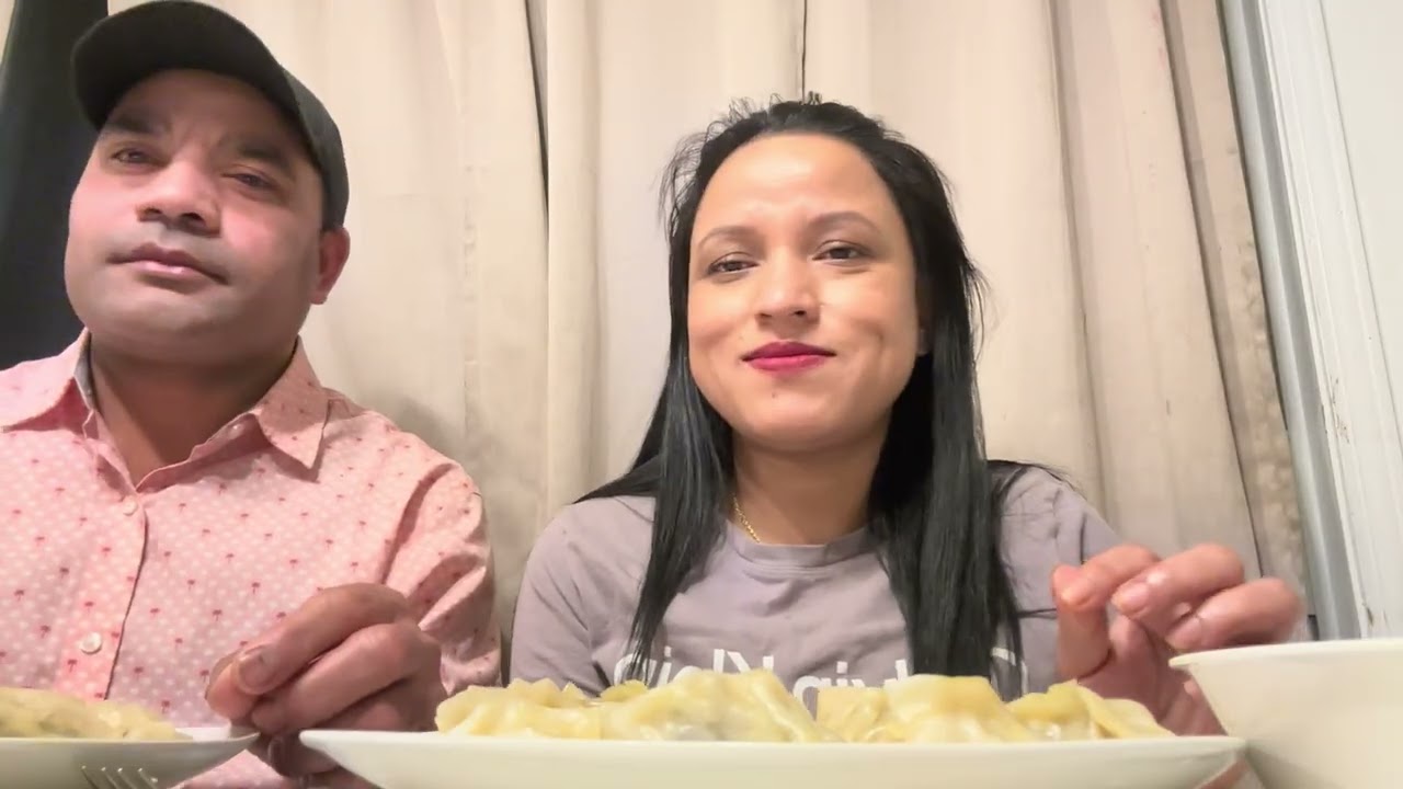 Momo eating prank with husband 