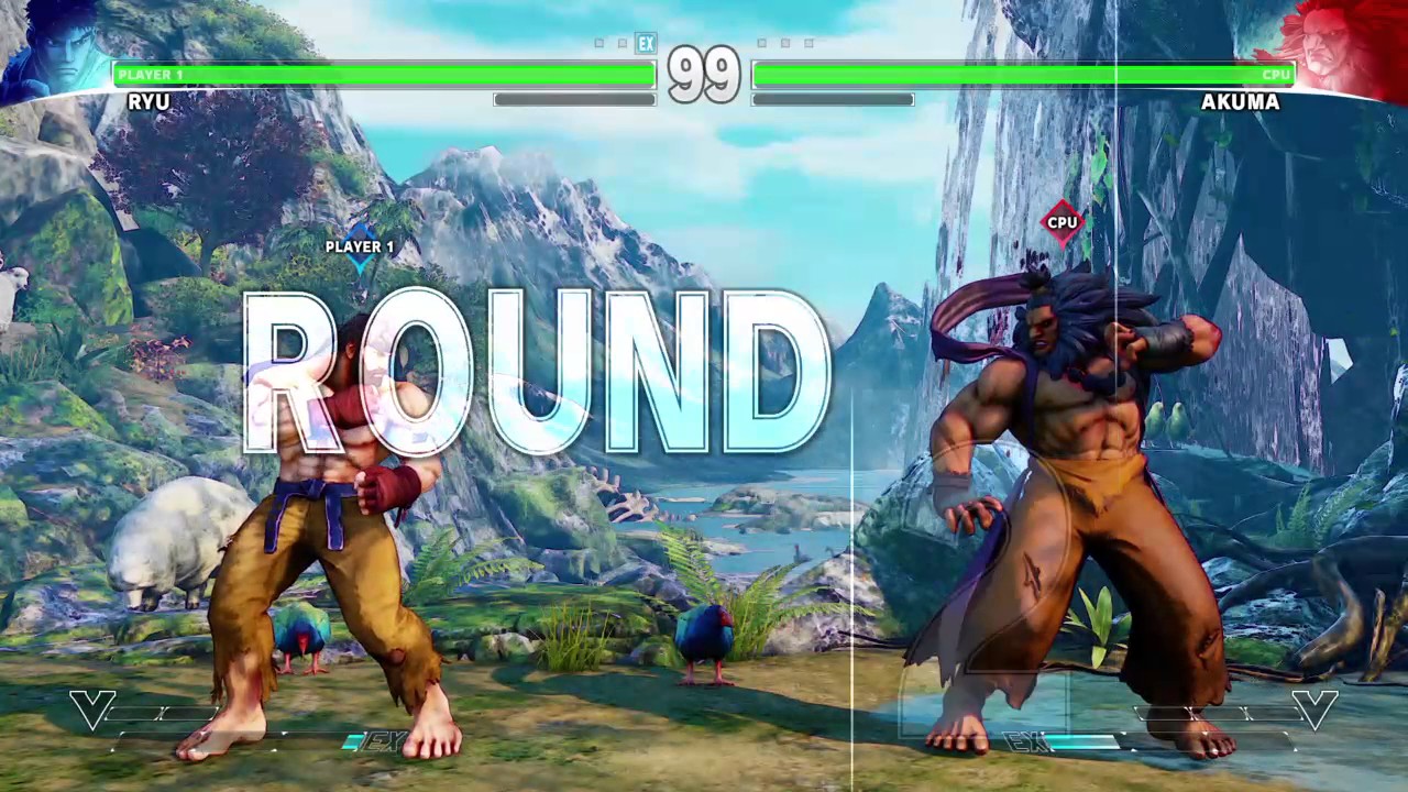STREET FIGHTER V Ryu vs Akuma