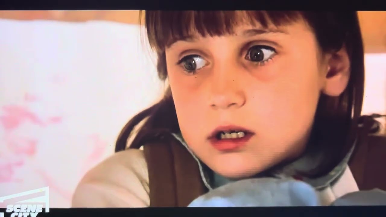 Matilda and Miss Honey escape the Trunchbull - (in reverse)