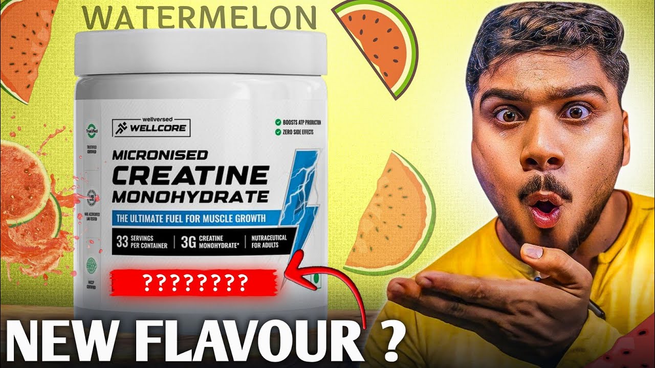 Wellcore Watermelon wave Flavour || Honest Review  || Wellcore Creatine New Flavour 