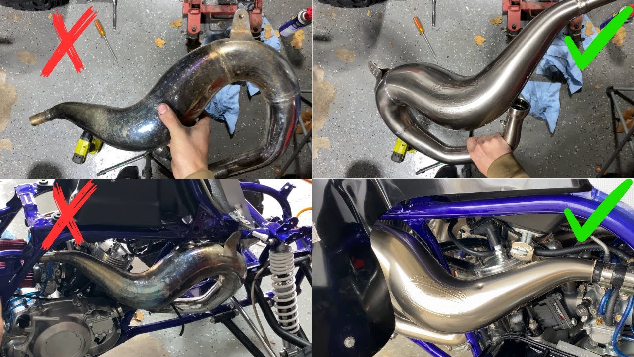 How to restore two stroke pipes