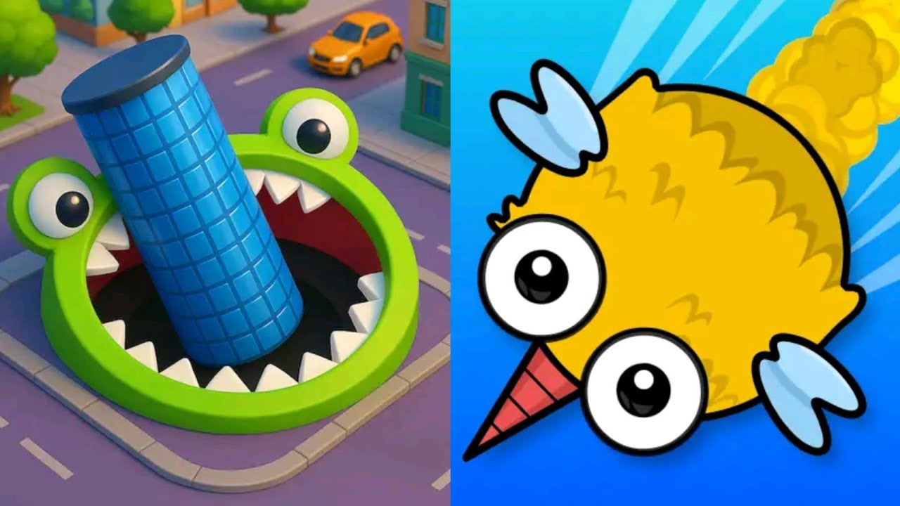Hole.io VS Mosquito.io MAX LEVELS UNLOCKED SPEEDRUN Gameplay