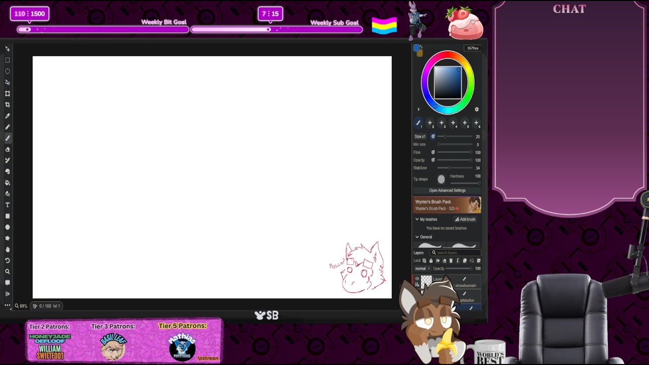 [BunTuber]  FREE ART w/ Loup