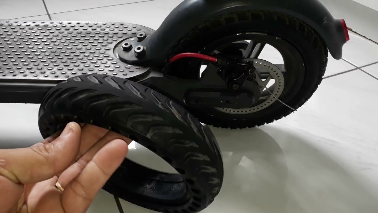 Pneu maciço em patinete elétrico é bom? 🤔