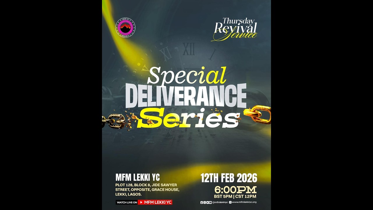 Thursday Revival Service with Pastor Tobi Popoola | SPECIAL DELIVERANCE SERIES | 12th February 2026