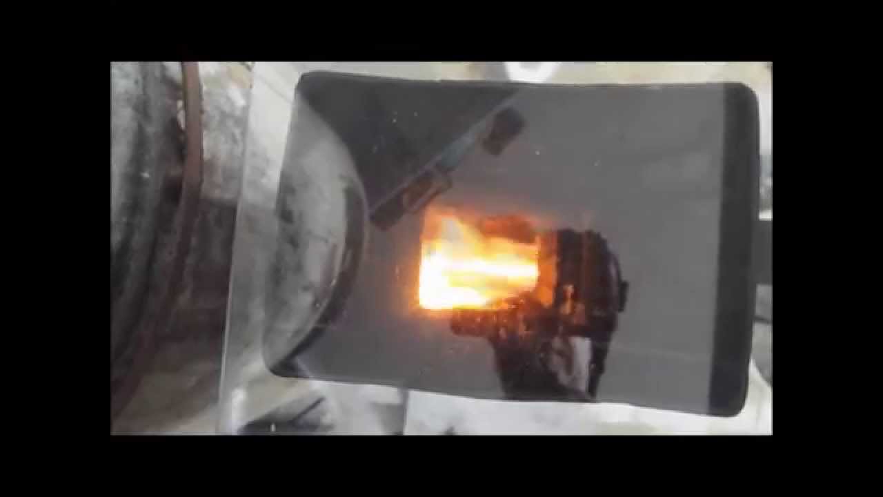 Rocket Stove Pellet Burner Final Test