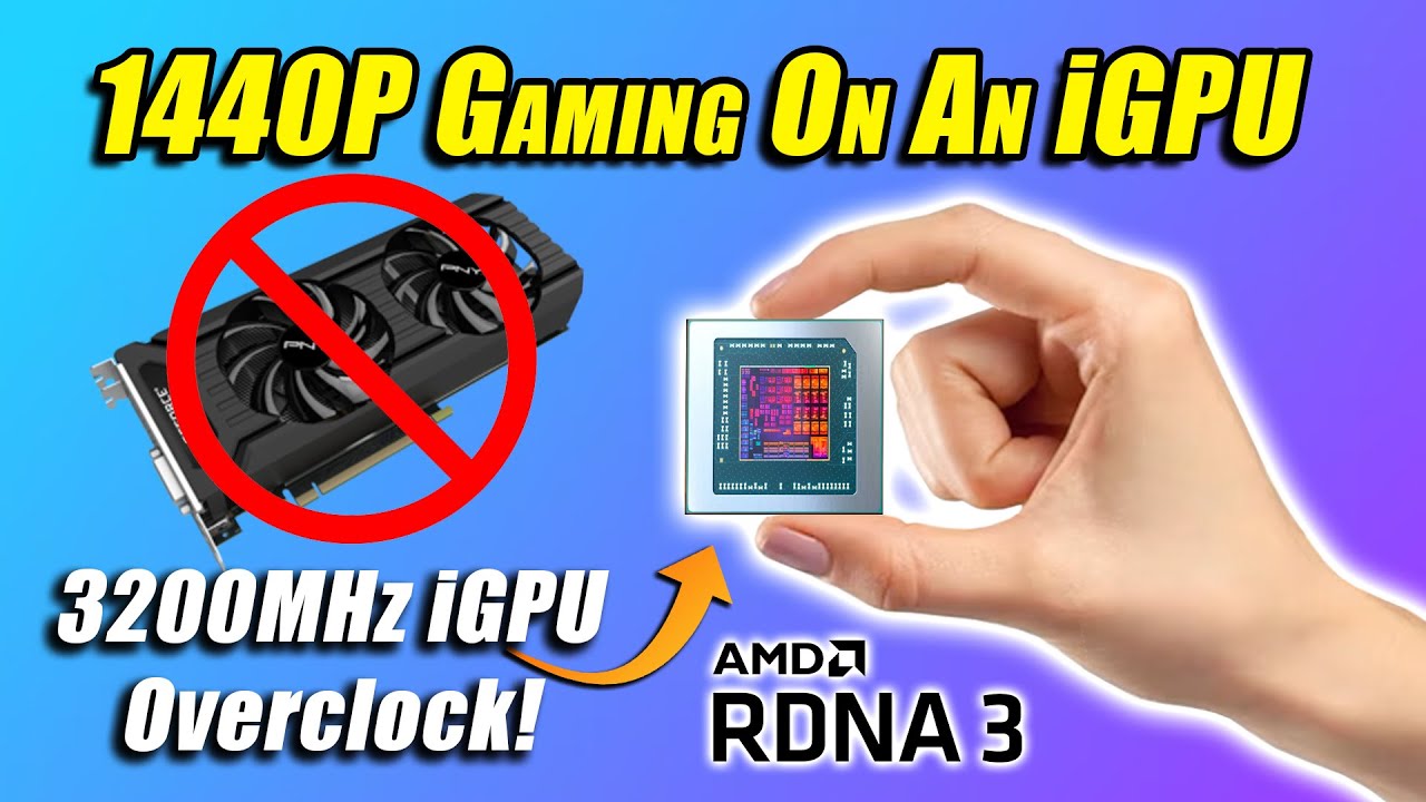 1440P ИГРА БЕЗ ВИДЕОКАРТЫ?! | Разогнанный iGPU 780M 🔥