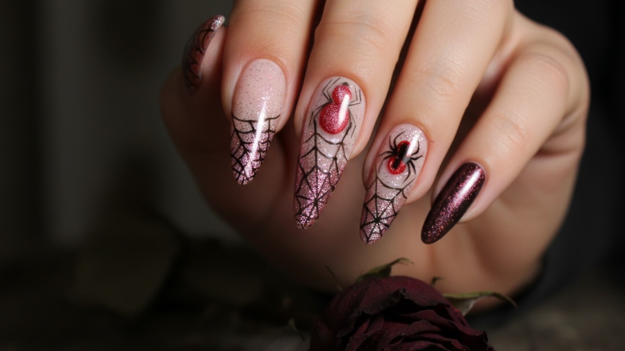 Halloween Nail Art Tutorial: 6 Easy Halloween Nails (Beginner Friendly)